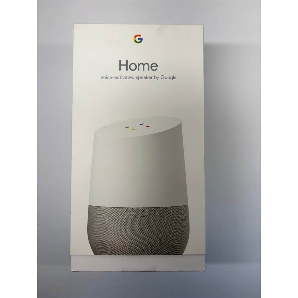 Google Home Smart Speaker OS White GA3A00417A14 Assistant Bluetooth WiFi